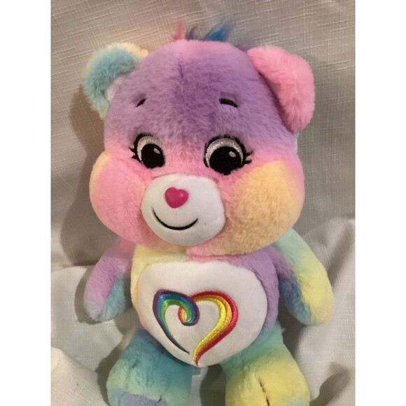 Care Bears Togetherness Stuffed Plush Teddy Bear 14 inch Bright Cheerful Colors - Picture 3 of 10